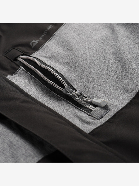 ALPINE PRO Детско ски яке с мембрана за сняг от ptx ALPINE PRO COMEDO черно