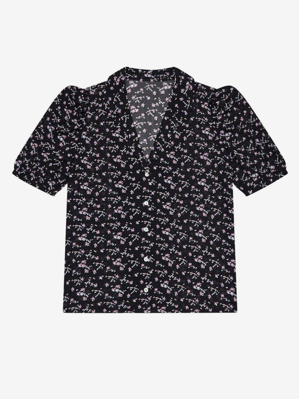 Moodo Блуза от вискоза с ресни Moodo