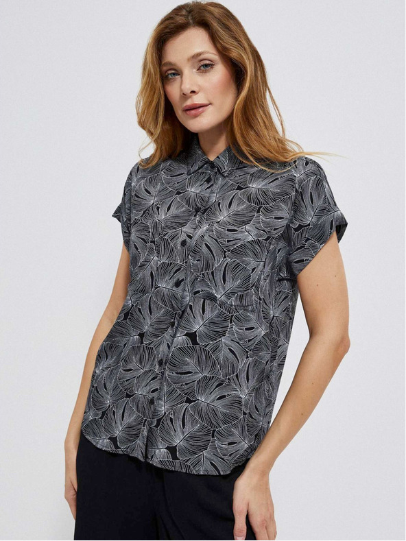 Moodo Блуза с накъсани ръкави Moodo