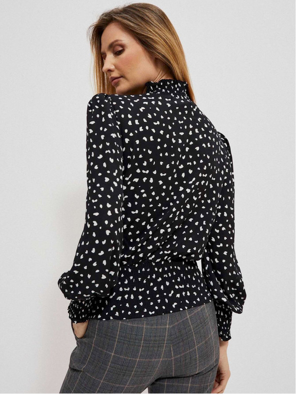 Moodo Черна дамска плетена рокля Moodo