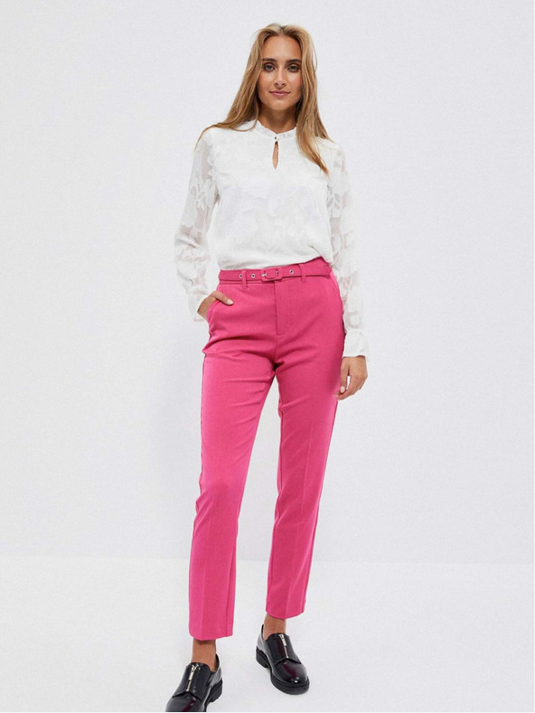 Moodo Бяла дамска блуза Moodo