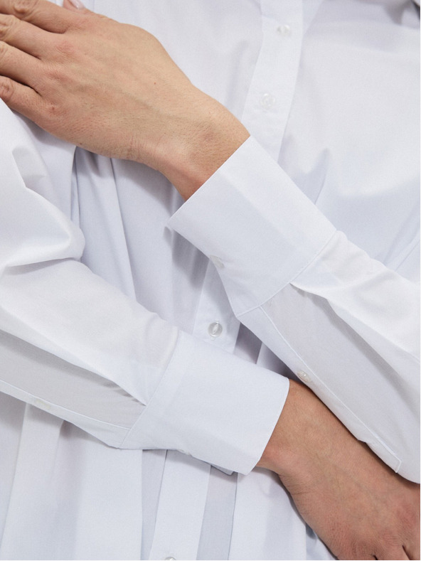 Moodo Бяла дамска блуза Moodo