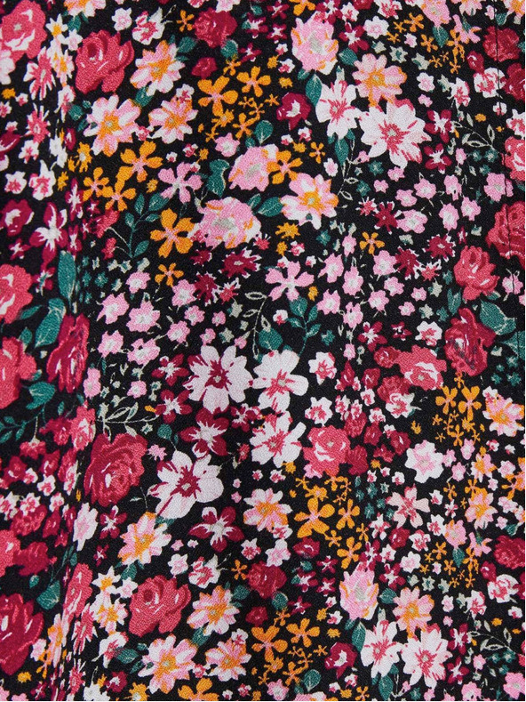 Moodo Розово-черна дамска риза с шарки Moodo