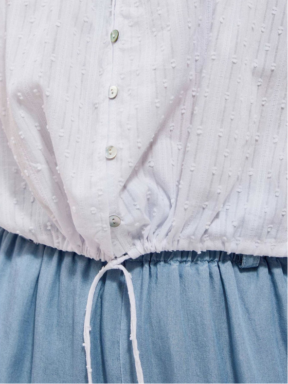 Moodo Бяла дамска блуза Moodo