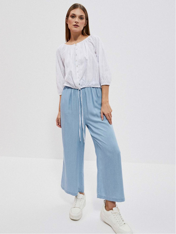 Moodo Бяла дамска блуза Moodo