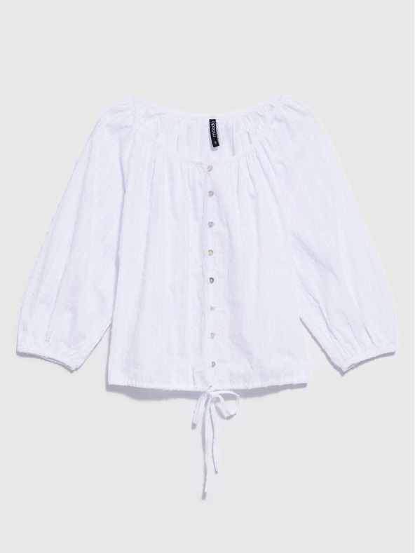 Moodo Бяла дамска блуза Moodo