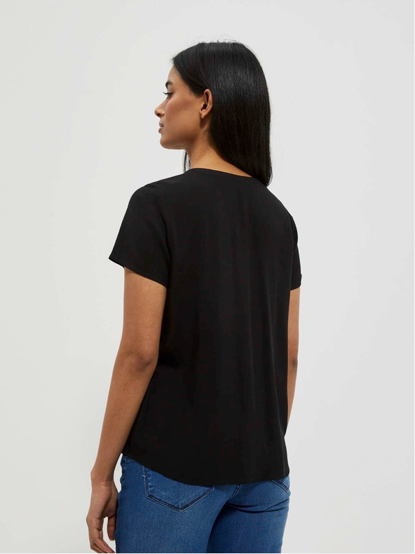 Moodo Черна дамска блуза Moodo