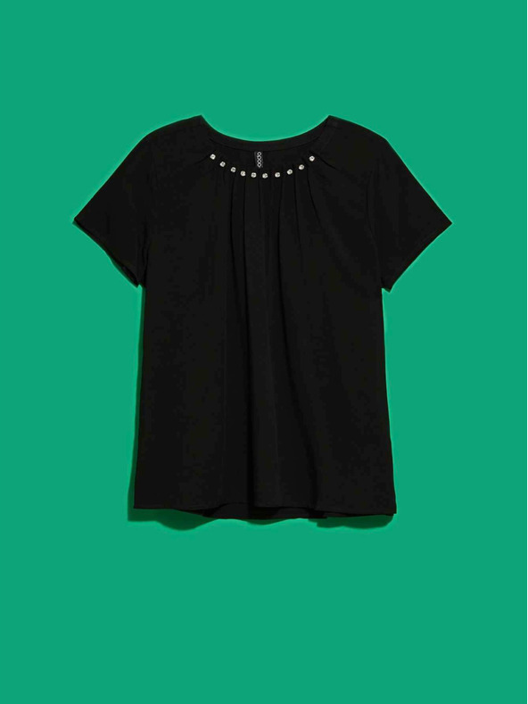 Moodo Черна дамска блуза Moodo