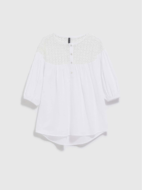 Moodo Бяла дамска блуза Moodo