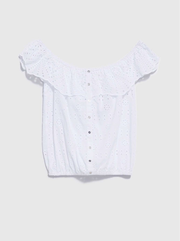 Moodo Бял дамски топ Moodo