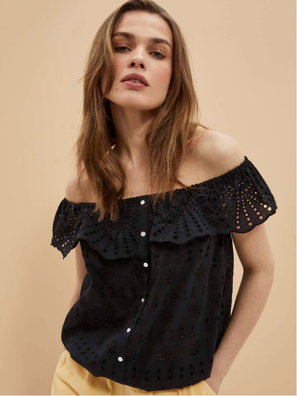 Moodo Черен дамски топ Moodo