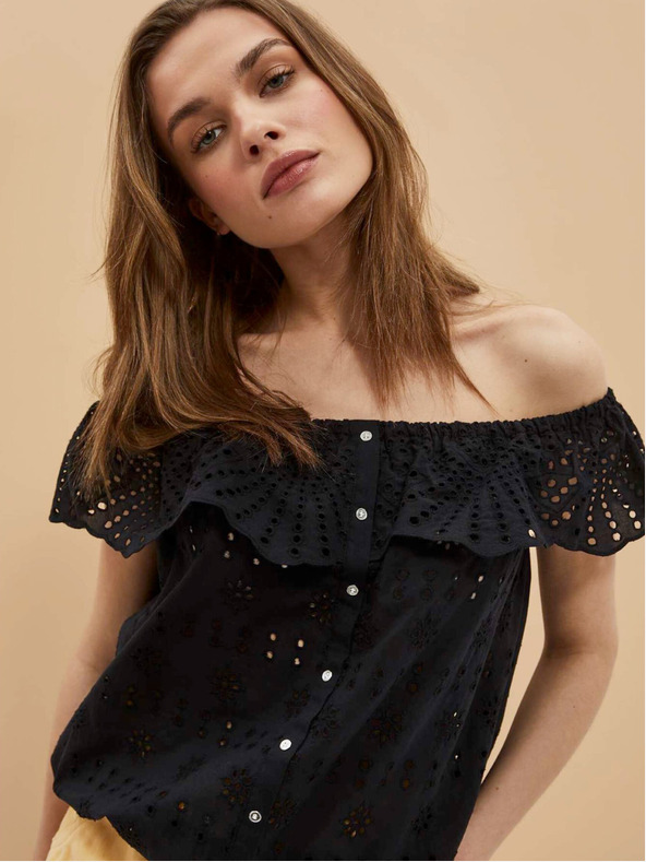 Moodo Черен дамски топ Moodo