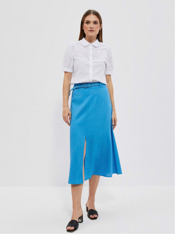 Moodo Бяла дамска блуза Moodo