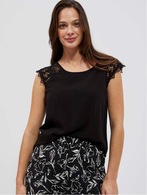 Moodo Черна дамска дълга рокля Moodo