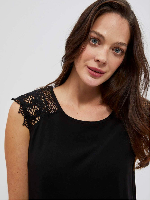 Moodo Черна дамска дълга рокля Moodo