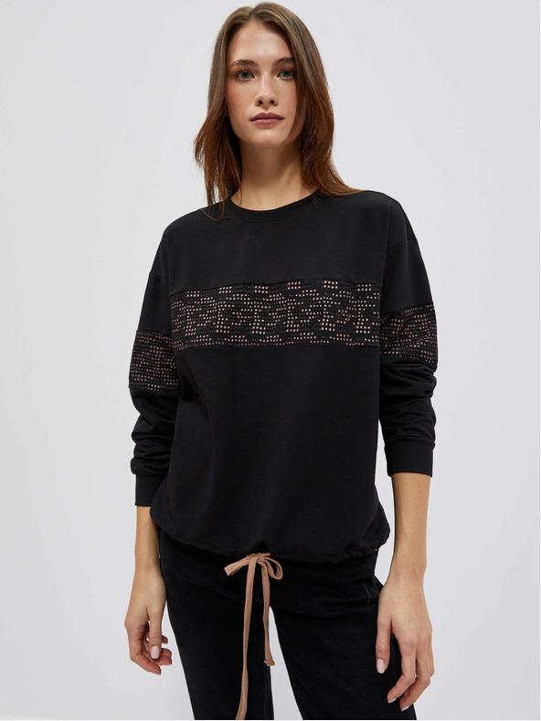 Moodo Черен дамски суитчър Moodo