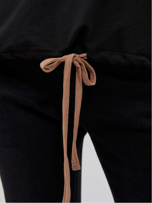 Moodo Черен дамски суитчър Moodo