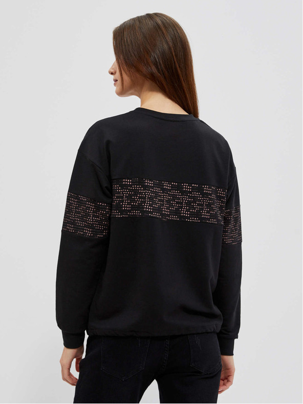 Moodo Черен дамски суитчър Moodo