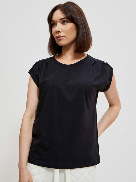 Moodo Черна дамска дълга рокля Moodo