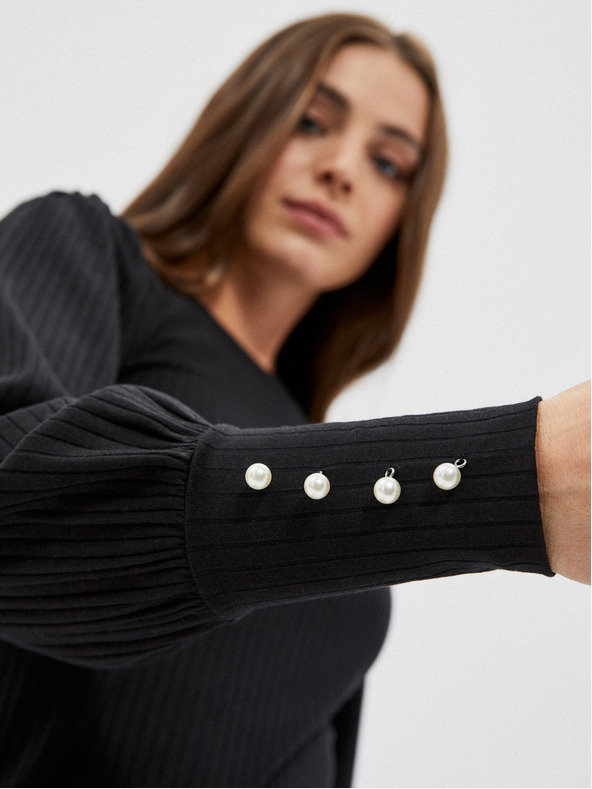 Moodo Черна дамска блуза Moodo