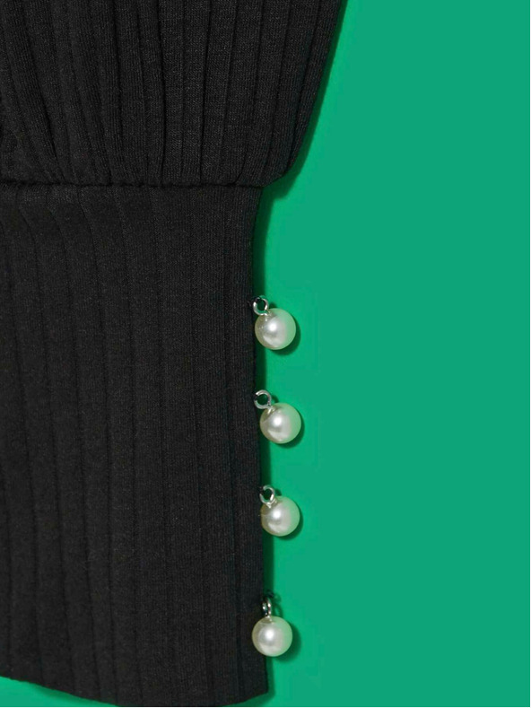 Moodo Черна дамска блуза Moodo