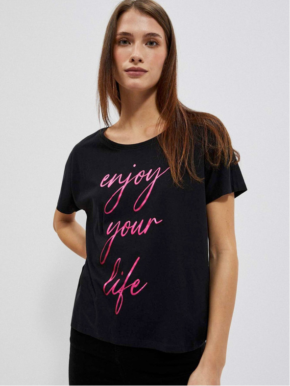 Moodo Черна дамска дълга рокля Moodo