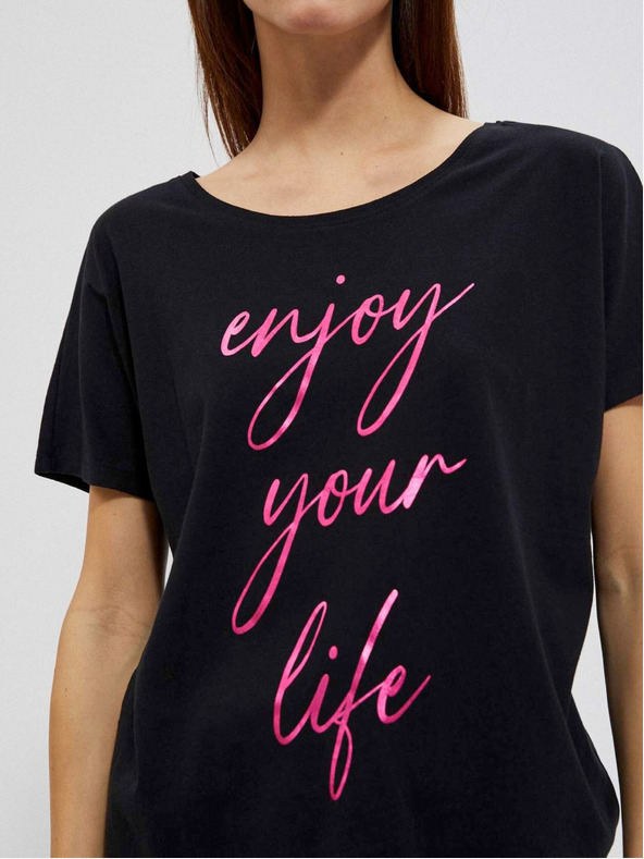 Moodo Черна дамска дълга рокля Moodo