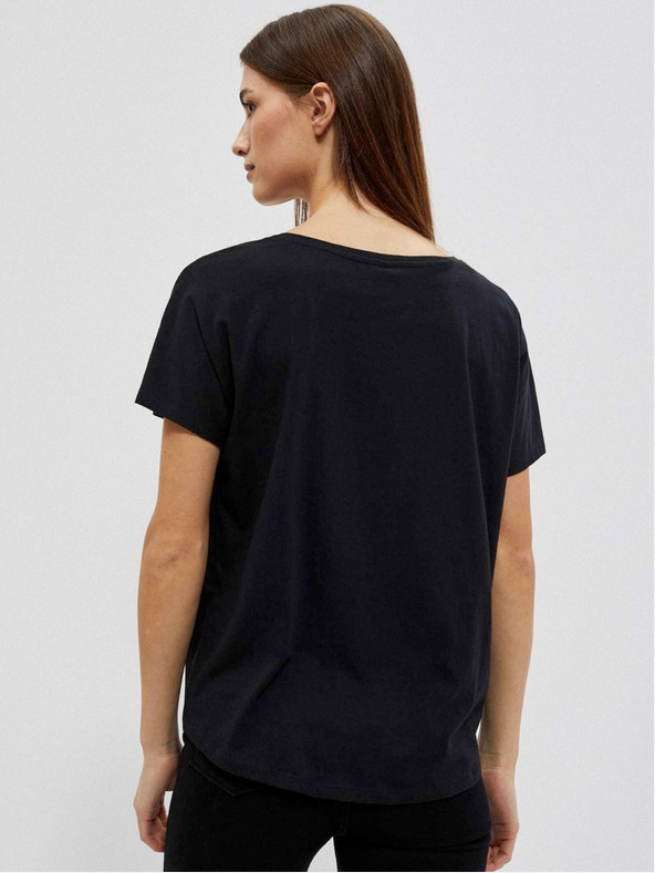 Moodo Черна дамска дълга рокля Moodo