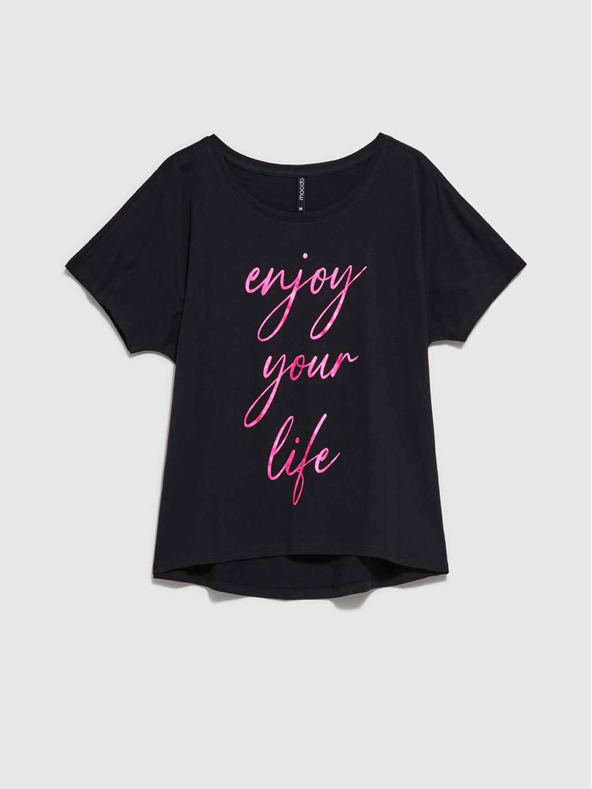 Moodo Черна дамска дълга рокля Moodo