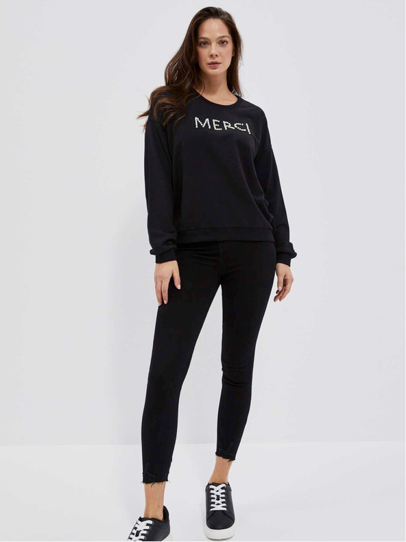 Moodo Черен дамски суитчър Moodo