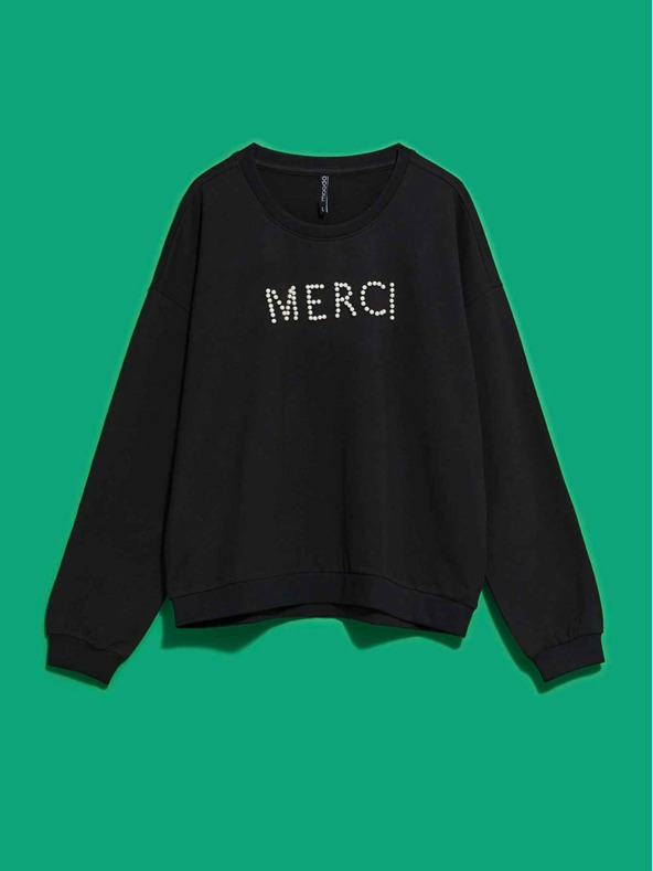 Moodo Черен дамски суитчър Moodo