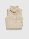 Moodo Бежова ватирана дамска жилетка Moodo