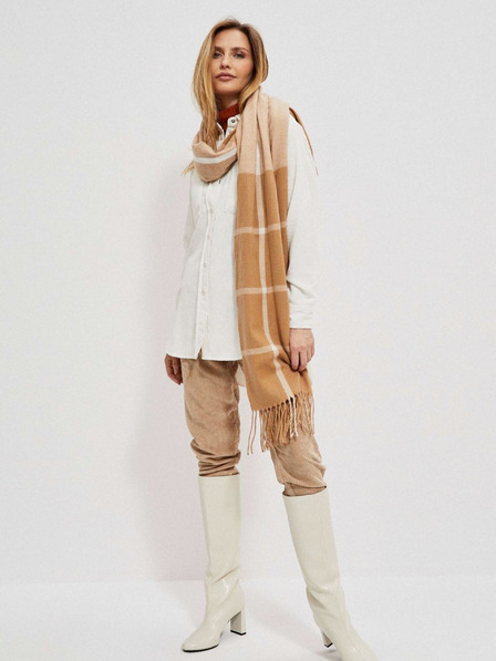 Moodo Кариран шал с ресни