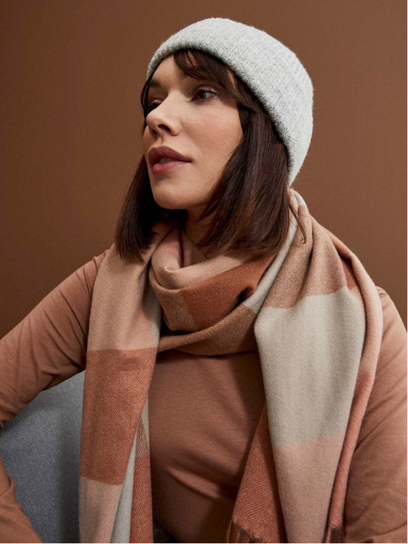 Moodo Кариран шал с ресни