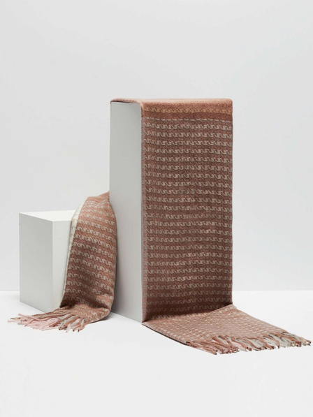 Moodo Шал с фино каре с декоративна нишка