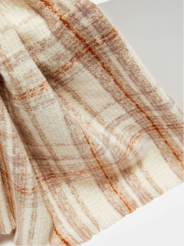 Moodo Широк кариран шал