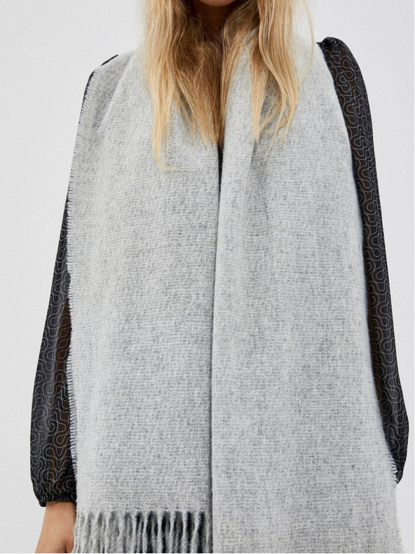 Moodo Обикновен шал с ресни