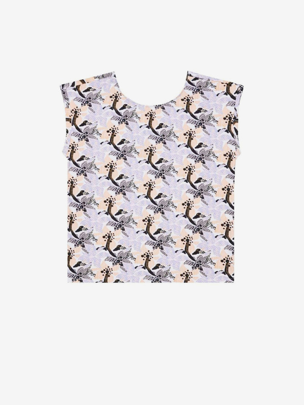 Moodo Лилава дамска риза на цветя Moodo