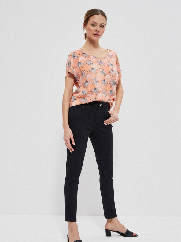 Moodo Оранжева дамска тениска Moodo