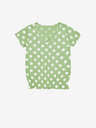 Moodo Зелена дамска блуза на точки Moodo