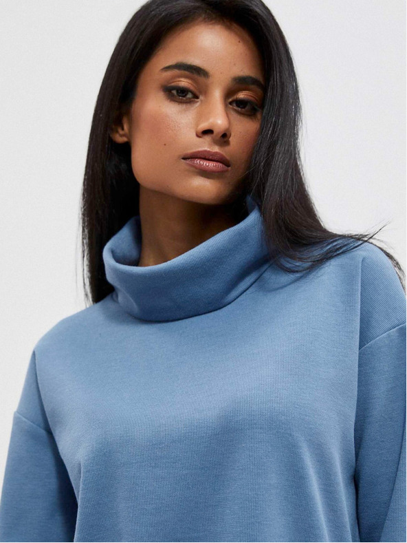 Moodo Синя дамска качулка Moodo