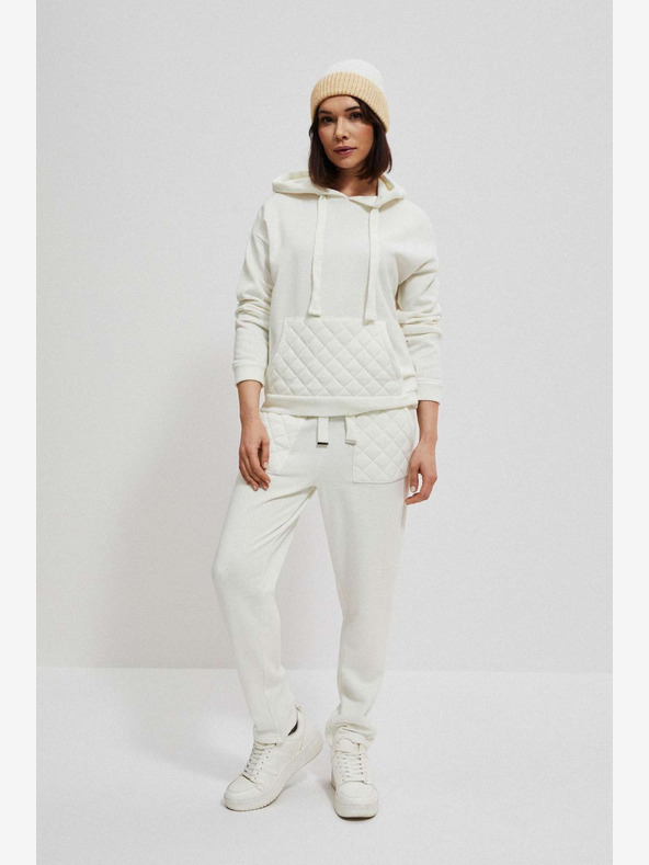 Moodo Бяло дамско долнище Moodo