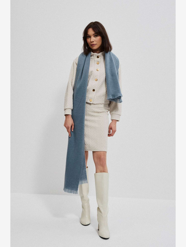 Moodo Син дамски шал Moodo