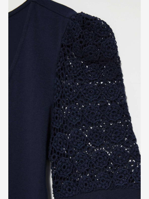 Moodo Тъмно синя блуза Moodo