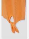 Moodo Оранжева тениска с щампа Moodo
