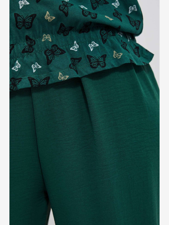 Moodo Зелена шарена блуза Moodo