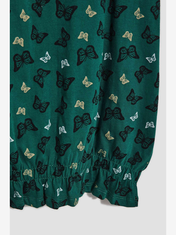 Moodo Зелена шарена блуза Moodo