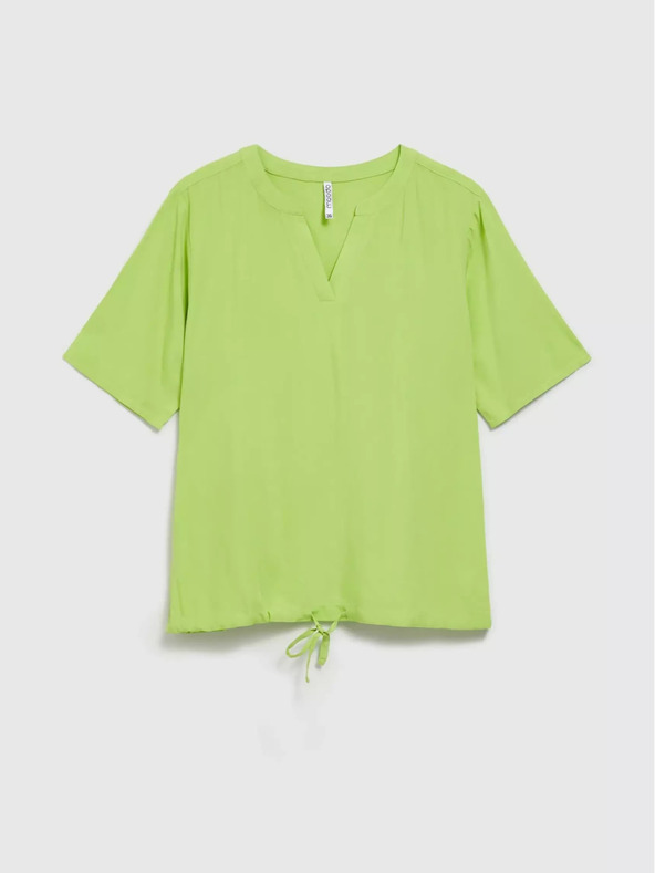 Moodo Светлозелен топ с жартиери Moodo