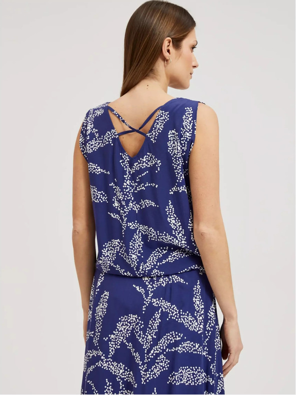 Moodo Син шарен топ Moodo