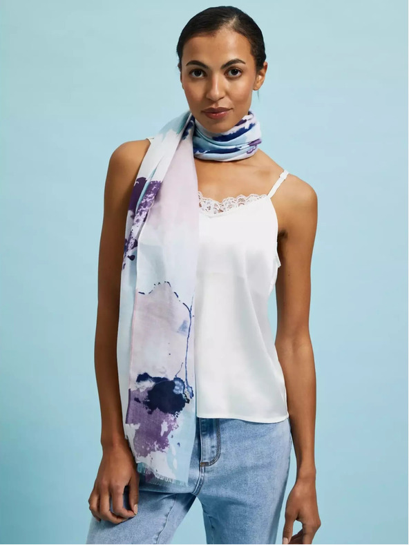 Moodo Лилав шарен шал Moodo